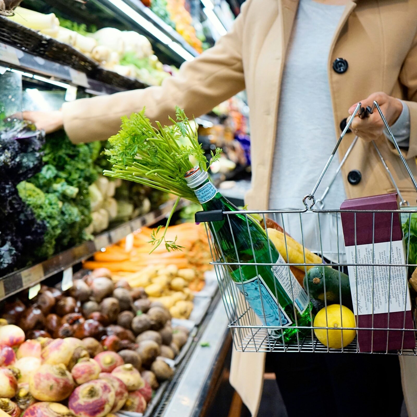 Shopping for fresh produce